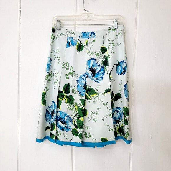 Banana Republic Dresses & Skirts - Banana Republic Pleated Silk Floral Skirt